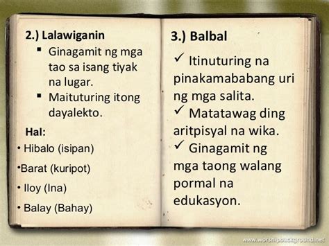 Salitang Lalawigan Halimbawa At Kahulugan Ng Mga .